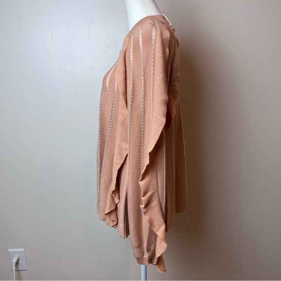 Rebecca Taylor Pleat Stitch Wool-Blend Sweater - Picture 6 of 8